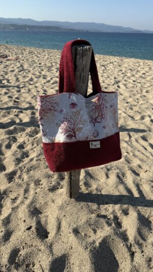Le sac de plage Marée Rouge