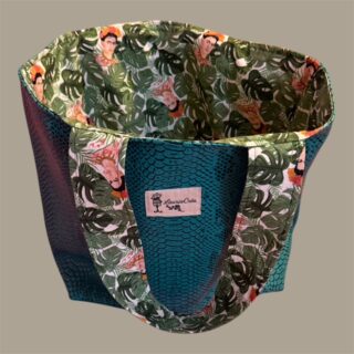 Sac “Frida & Python” – Cabas chic avec pochon de fermeture